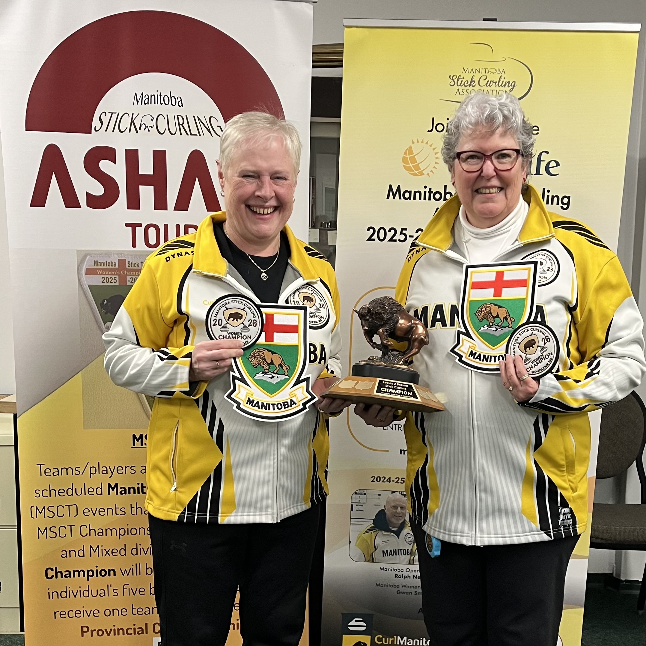 Read more about the article ST. VITAL TEAM WINS 2026 MANITOBA 2-PERSON STICK WOMEN’S CHAMPIONSHIP